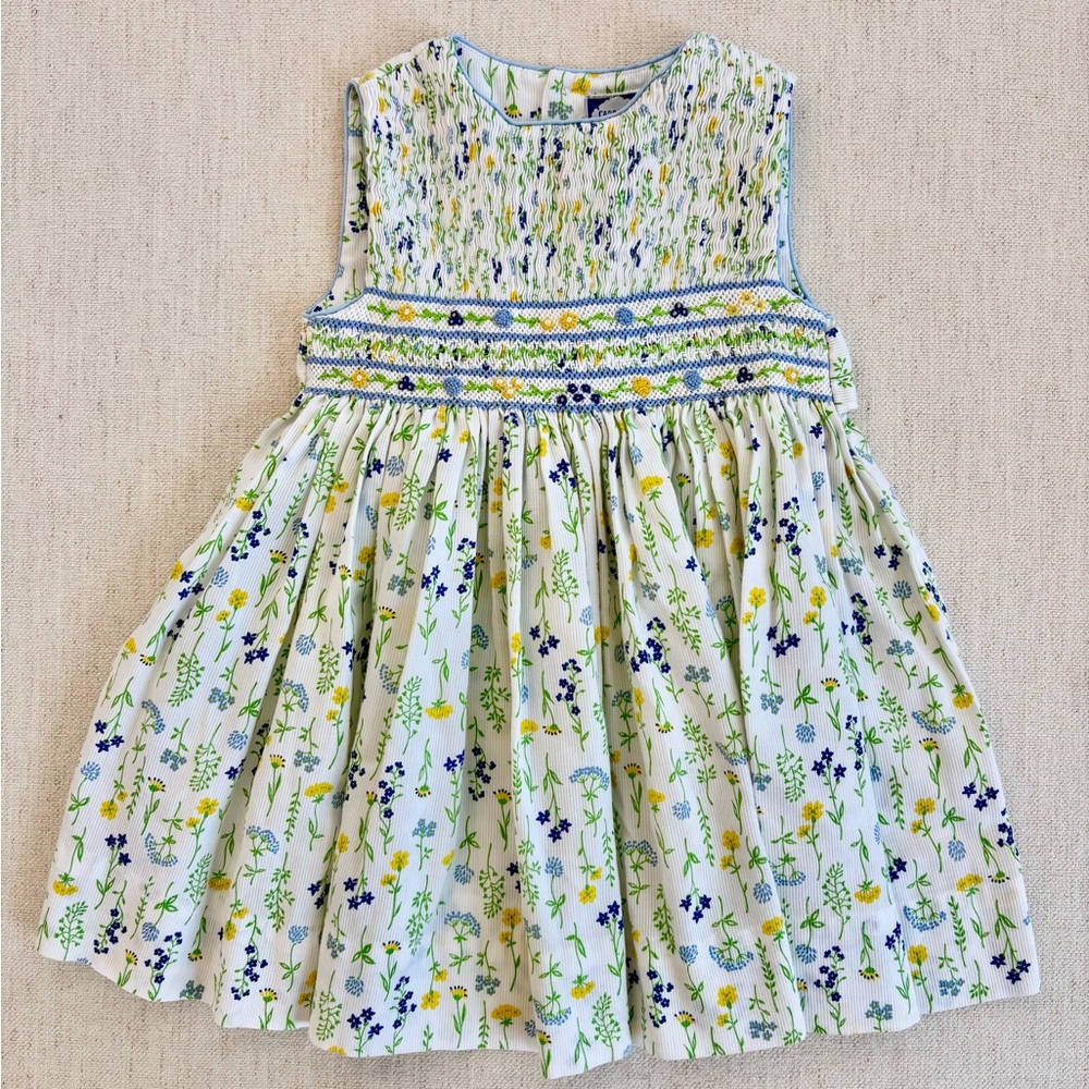 Carriage Boutique Floral Smocked Dress Sz 24 Months